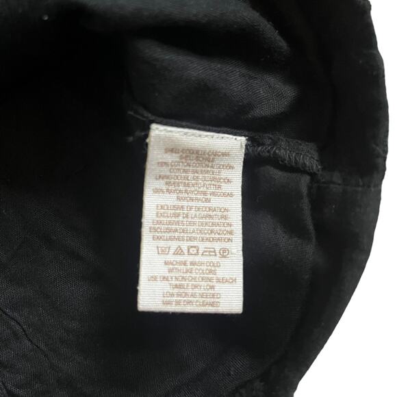 Free People Daniella Eyelet Lace Mini Dress Cottage Boho Prairie Black Size 0 XS - Picture 10 of 11